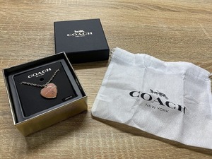 コーチ COACH ネックレス 箱付き ハート C7947