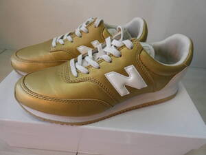 ★new balance ニューバランス スニーカー ゴールド 24cm 　 　 M04535