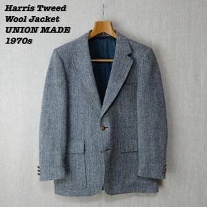 Harris Tweed Wool Tweed Jacket 1970s Barrister Vintage ハリスツイード ツイードジャケット 1970年代 ユニオンメイド ヴィンテージ