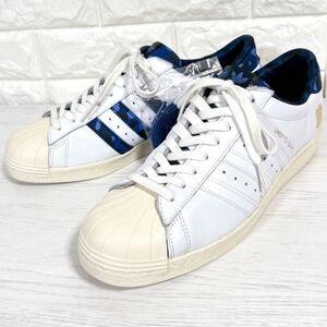 【A BATHING APE × adidas × UNDEFEATED】コラボ SUPERSTAR 80S スーパースター スニーカー ホワイト 白 US11/29cm エイプ BAPE