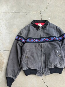 超貴重◎　80s Carhartt BLACK! Southwest Santa/ジャケット/コットン/BLK ヴィンテージ vintage ジャケット カーハート