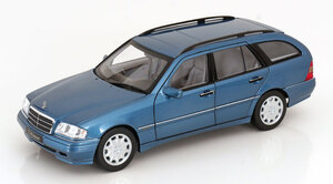 norev 1/18 Mercedes Benz C200 T-model (S202) 1997 turquoise-metallic　メルセデス　ベンツ　ノレブ