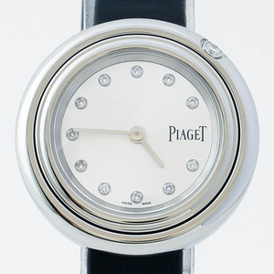 ピアジェ ポセション G0A43080 SS x レザーベルト x 11Pダイヤモンド レディース 腕時計 ウォッチ PIAGET POSSESSION #30159YR