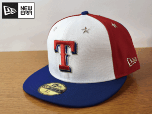 B362《未使用品》NEW ERA ニューエラ 59FIFTY【7-3/8 - 58.7cm】TEXAS RANGERS レンジャーズ MLB フラット 帽子 キャップ USモデル