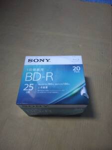 SONY｜ソニー 録画用BD-R SONY ホワイト 20BNR1VJPS6 [20枚 /25GB /インクジェットプリンター対応]　10-241