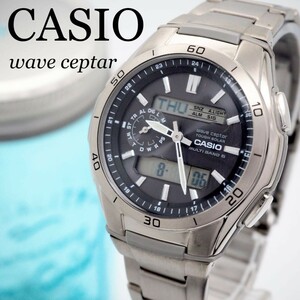 462 CASIO カシオ メンズ腕時計 ウェーブセプター チタン デジタル