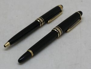 モンブラン/MONTBLANC/マイスターシュテュック/MEISTERSTUCK/万年筆/ペン先 4810 14K 585/ボールペン/75周年/ダイヤ入り/2点セット