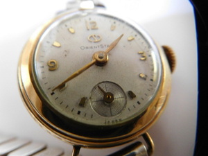 ORIENT STAR 14CT GOLD FILLED 　40　MICRONS 8025　JAPAM　レディース　腕時計　オリエントスター　希少品　レトロ　ジャンク品