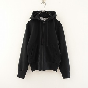 【未使用/2024/定価2.1万】プレイコムデギャルソン *Unisex Back Printed Zip-up Hoodieパーカー*XXS黒(4-2411-92)【60L42】