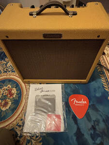 【美品】FENDER BLUES Jr. LTD　Lacquered Tweed 75周年限定バッジ 保証書・説明書付き 室内使用のみ