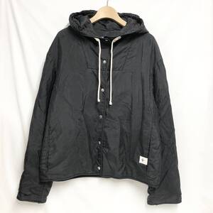 ○★新品未使用　JIL SANDER＋ （ジルサンダープラス）　パテッドフードジャケット　32　ブラック★○