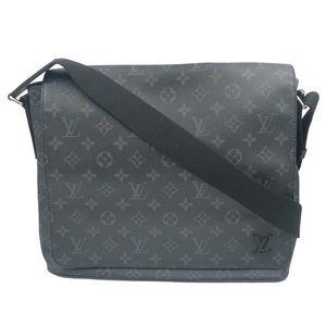 ルイ・ヴィトン LOUIS VUITTON ディストリクトMM M44001 モノグラム・エクリプス モノグラムキャンバス ショルダーバッグ メンズ 中古