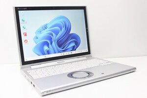 1円スタート ノートパソコン 2in1PC Windows11 Panasonic レッツノート CF-XZ6 第7世代 Core i5 SSD256GB メモリ8GB WPS office搭載