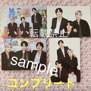 4枚！コンプ！ユニット【ジン ユンギ ジミン】BTS PERMISSION TO DANCE ON STAGE★ミニフォト カード/MINI PHOTO★トレカ PTD JIMIN ②