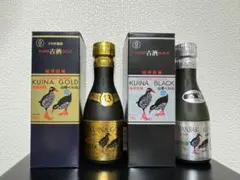 古酒KUINA GOLG 43度/KUINA BLACK 30度 180ml2本