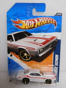 ★　ホットウィール　★　HOTWHEELS　★　STREET　BEASTS　★　71　DODGE　DEMON　白　★　71　ダッジ　デーモン