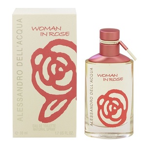 アレッサンドロ デラクア ウーマン イン ローズ EDT・SP 50ml 香水 フレグランス ALESSANDRO DELLACQUA WOMAN IN ROSE 新品 未使用