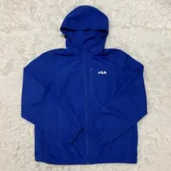 訳あり▲FILA フィラ▲スポーツウェア ウィンドブレーカー ブルーM ロゴ