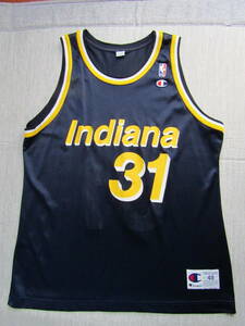 ■良品 90s NBA レジー・ミラー PACERS インディアナ・ペイサーズ Champion チャンピオン製 ユニフォーム　ジャージ　タンクトップ　当時物