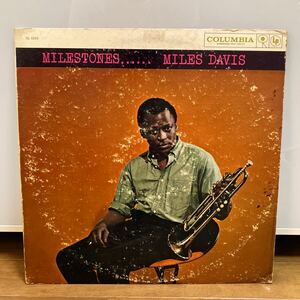 【LP】オリジ★マイルス・デイビス / MILES DAVIS /マイルストーンズ/ Milestones US盤 COLUMBIA CL 1193 / MONO 6-eyes