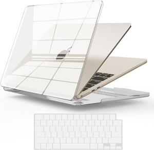 【PCカバー】クリアブラック MacBook Air 13用 ケース 汚れやキズからPCを守る