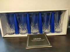 HOYA クリスタルグラス 5個セット