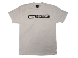 新品☆即決 INDEPENDENT インディペンデント BAR LOGO Tシャツ 白 SIZE:L.indy antihero gx1000 thrasher spitfire huftc creature