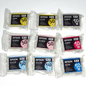 エプソン EPSON 純正インク IC6CL50（BK50 C50 M50 Y50 LC50 LM50）6色9本組　送料185円～