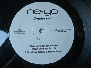 Ne-Yo / Sexy Love Remix レア 最高メロウ Unreleased Remixes 12 PROMO Touch It (Remix) / Hold You Up 収録