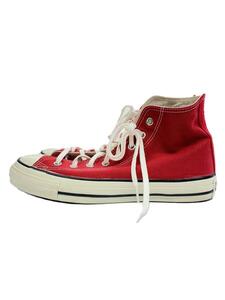 CONVERSE◆ハイカットスニーカー/27cm/RED/キャンバス