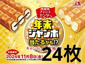 ◇チョコモナカジャンボ&バニラモナカジャンボ◇年末ジャンボ当たるかも！？キャンペーン◇応募バーコード◇24枚◇