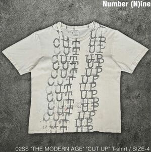 Number (N)ine 02SS モダンエイジ CUT UP Tシャツ ナンバーナイン アーカイブ 半袖Tシャツ 4