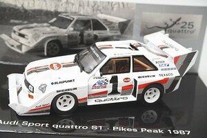 ミニチャンプス PMA 1/43 Audi アウディ スポーツ クワトロ S1 パイクス・ピーク 1987 #1 5030500403