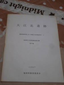 発掘調査　福岡県　「大江北遺跡」　福岡県文化財調査報告書　第76集　1987年　福岡県教育委員会　BI18