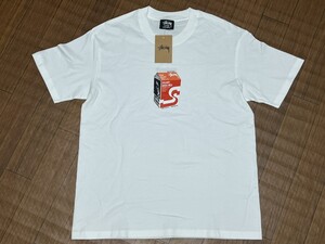 未使用 ステューシー 半袖Tシャツ 白 ホワイト Mサイズ STUSSY