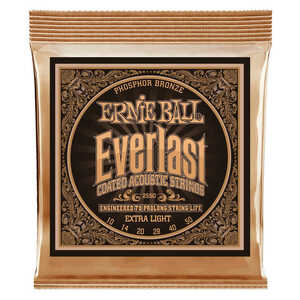 アーニーボール アコギ弦 2550 Extra Light エクストラライト コーティング弦 Everlast Coated Phosphor Bronze 10-50 ゲージ ERNIEBALL