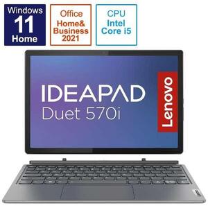 量販店展示品 Lenovo IdeaPad Duet 570i 82TQ000HJP 12.4型 Core i5 1235U SSD256GB メモリ容量8GB Office 2021搭載 Windows 11