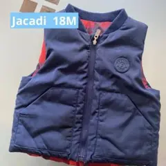 Jacadi リバーシブルベストアウター　18M バーバリー