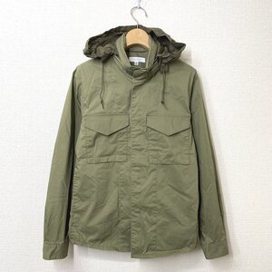 【メンズ S】BEAUTY&YOUTH UNITED ARROWS アローズ ミリタリーシャツジャケット カーキ 長袖シャツ フード