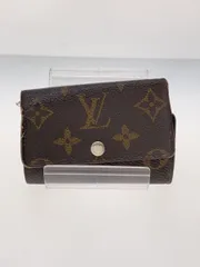 LOUIS VUITTON ミュルティクレ6_モノグラム_BRW レザー ブラウン メンズ