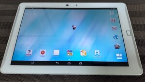 S077 docomo ARROWS TabF-02F FUJITSU 富士通 Android タブレット レノボ 簡易動作確認＆簡易清掃＆初期化OK 判定◯送料無料 現状品