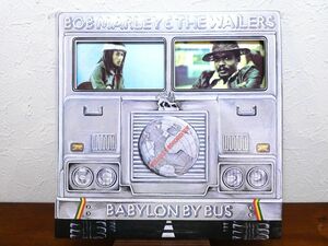 S) BOB MARLEY & THE WAILERS ボブ・マーリー「 BABYLON BY BUS 」 LPレコード UK盤 ISLD 11 @80 (F-13)