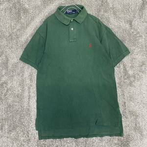 POLO RALPH LAUREN ラルフローレン ポロシャツ 半袖シャツ サイズS グリーン 緑 メンズ トップス 最落なし （W22）