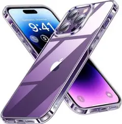 ☆【iPhone 14 Pro Max用】 ケース　クリア　フィルム２枚付き