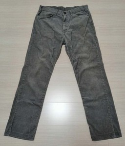 v630/LEVIS519-1555 コーデュロイパンツ グレー ヴィンテージ 70