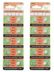 【送料無料】T&E 酸化銀電池 LR754 SR754SW 20本 20個 セット ボタン電池 電池