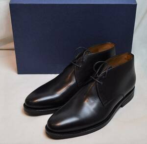 JALAN SRIWIJAYA ジャランスリワヤ グッドイヤー式　CHUKKA BOOT　チャッカーブーツ　黒カーフ　98322-6　24.5-25cm相当　未使用品