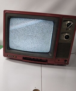 「1FF51」ジャンク　サンヨー/SANYO ブラウン管 カラーテレビジョン C-14SN　80年製 現状品 通電確認のみ（241003)