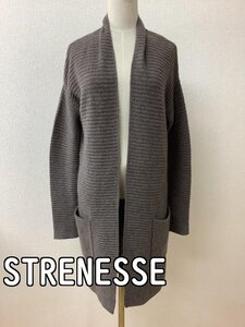 STRENESSE ストラネス カシミヤ100% ニットカーディガン モカ茶 サイズ36