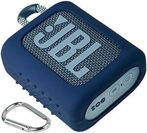 JBL GO3 GO 3 Bluetooth ポータブルスピーカー 専用保護収納 シリコンケース- Aenllosi (ブルー